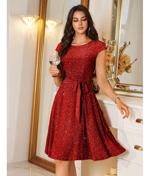 DRESSTELLS Women's Cocktail Dresses, Formal Wedding Guest Church Modest Party Prom Dress 2025