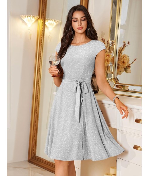 DRESSTELLS Women's Cocktail Dresses, Formal Wedding Guest Church Modest Party Prom Dress 2025