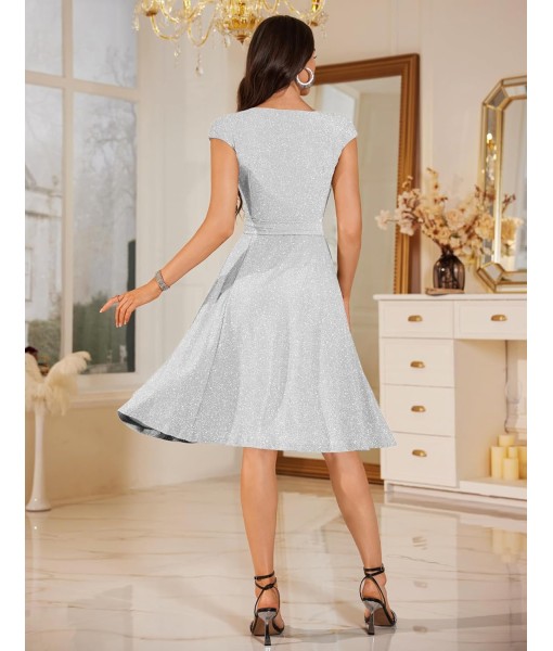DRESSTELLS Women's Cocktail Dresses, Formal Wedding Guest Church Modest Party Prom Dress 2025