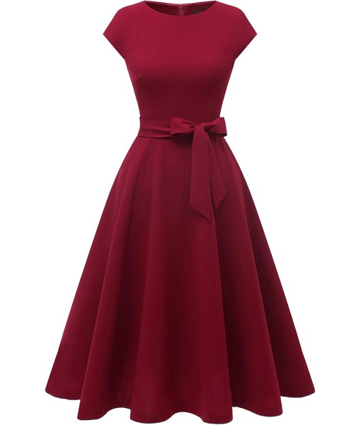 DRESSTELLS Women's Cocktail Dresses, Formal Wedding Guest Church Modest Party Prom Dress 2025
