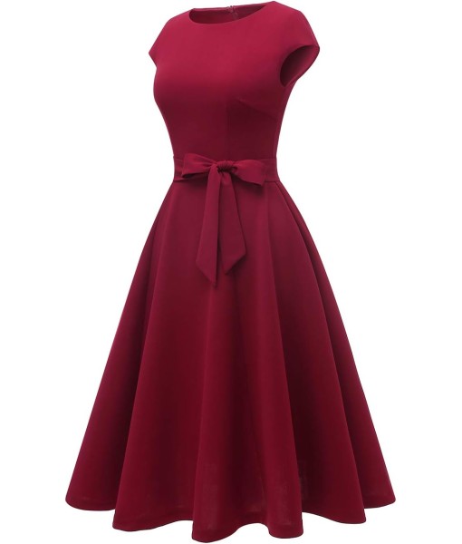 DRESSTELLS Women's Cocktail Dresses, Formal Wedding Guest Church Modest Party Prom Dress 2025