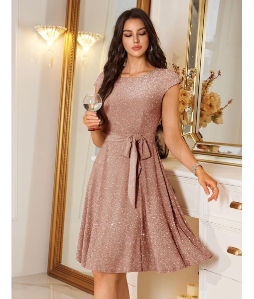 DRESSTELLS Women's Cocktail Dresses, Formal Wedding Guest Church Modest Party Prom Dress 2025