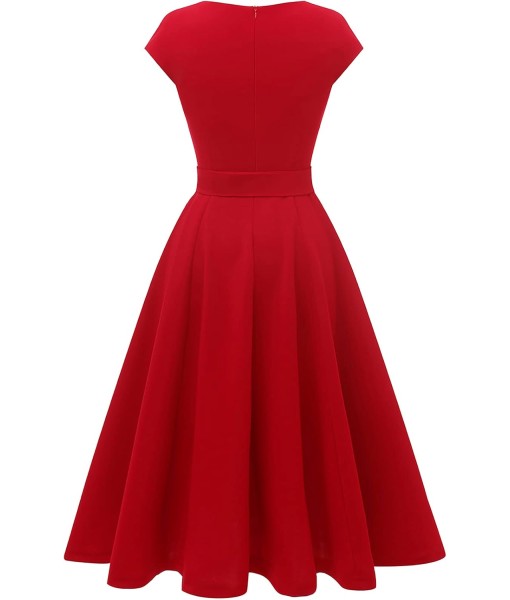 DRESSTELLS Women's Cocktail Dresses, Formal Wedding Guest Church Modest Party Prom Dress 2025