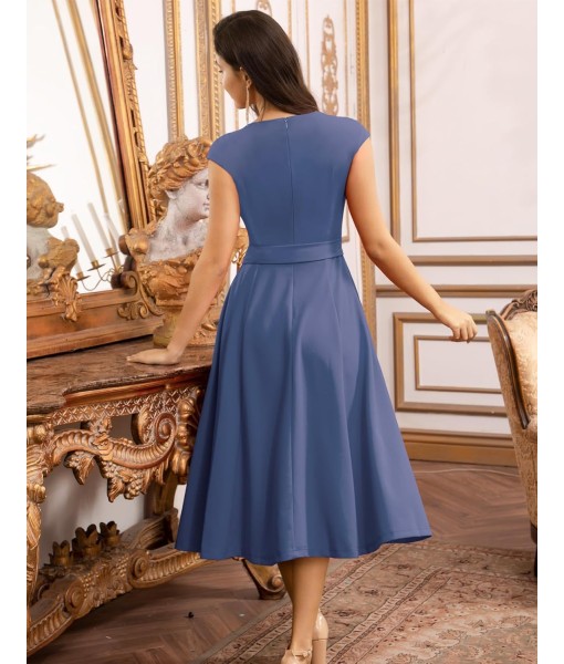 DRESSTELLS Women's Cocktail Dresses, Formal Wedding Guest Church Modest Party Prom Dress 2025