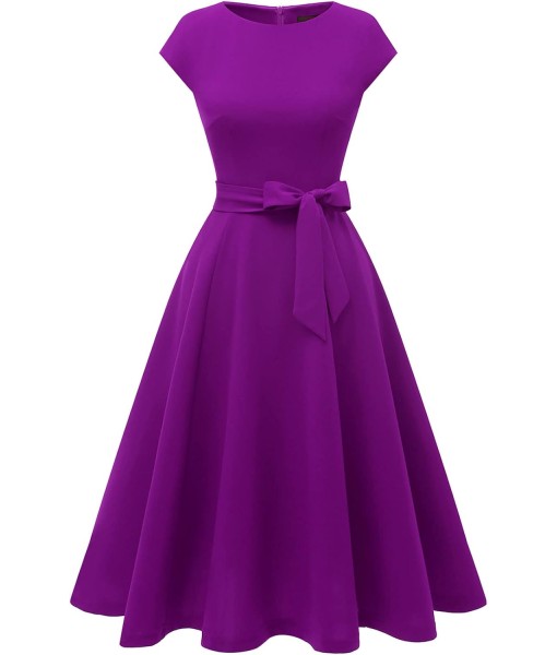 DRESSTELLS Women's Cocktail Dresses, Formal Wedding Guest Church Modest Party Prom Dress 2025
