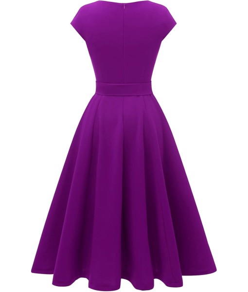 DRESSTELLS Women's Cocktail Dresses, Formal Wedding Guest Church Modest Party Prom Dress 2025