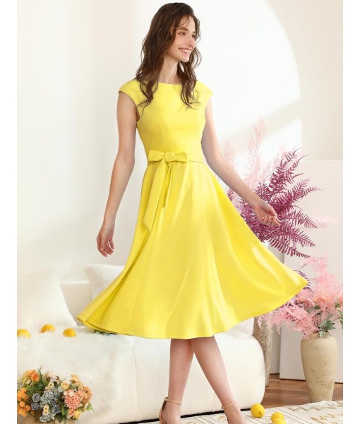 DRESSTELLS Women's Cocktail Dresses, Formal Wedding Guest Church Modest Party Prom Dress 2025
