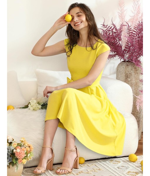 DRESSTELLS Women's Cocktail Dresses, Formal Wedding Guest Church Modest Party Prom Dress 2025