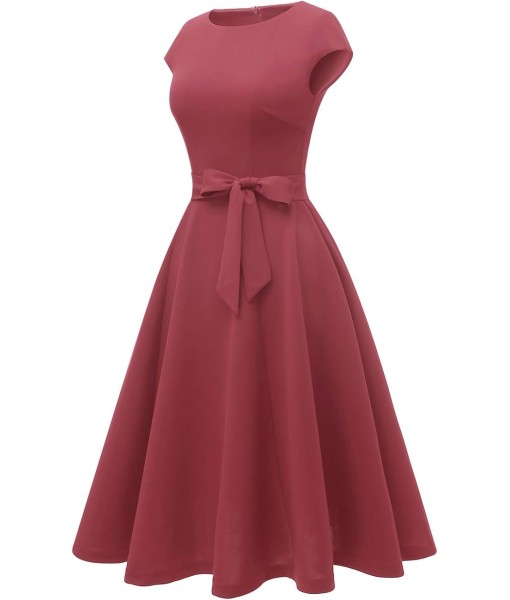 DRESSTELLS Women's Cocktail Dresses, Formal Wedding Guest Church Modest Party Prom Dress 2025