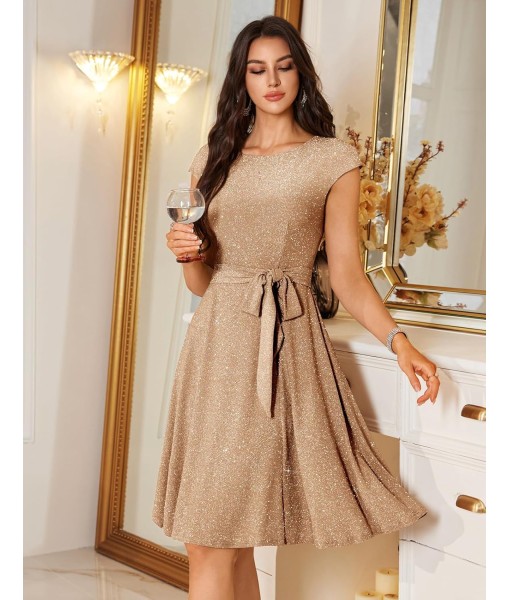 DRESSTELLS Women's Cocktail Dresses, Formal Wedding Guest Church Modest Party Prom Dress 2025