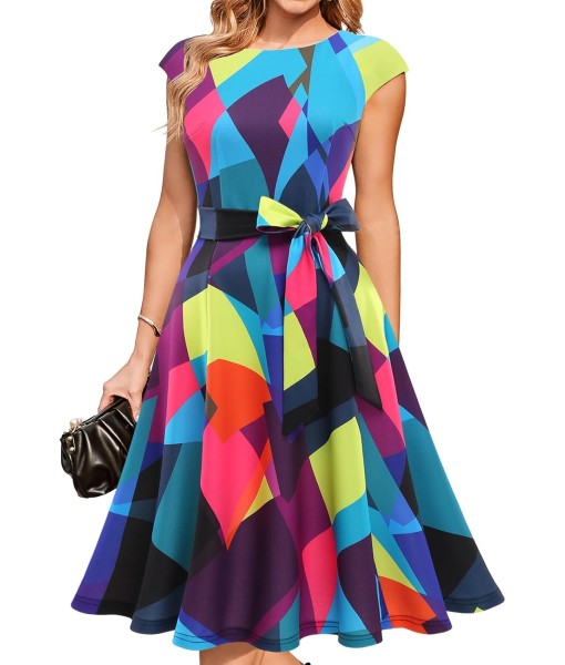 DRESSTELLS Women's Cocktail Dresses, Formal Wedding Guest Church Modest Party Prom Dress 2025