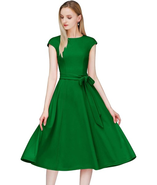 DRESSTELLS Women's Cocktail Dresses, Formal Wedding Guest Church Modest Party Prom Dress 2025