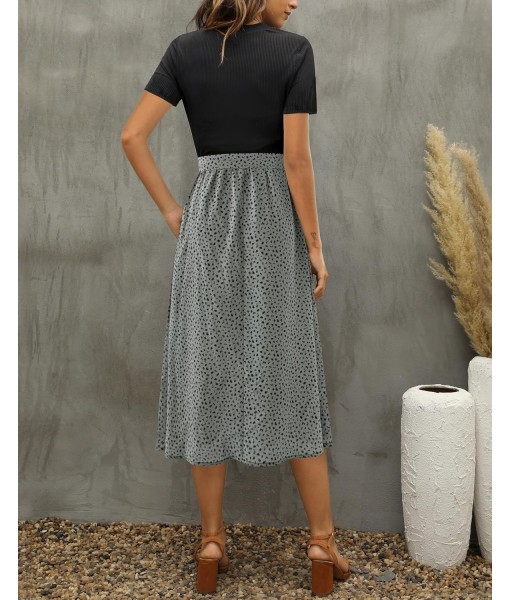Zattcas Women 2025 Summer Dress Short Sleeve Ribbed Teacher Church Modest Business Casual Work Outfits Midi Dress