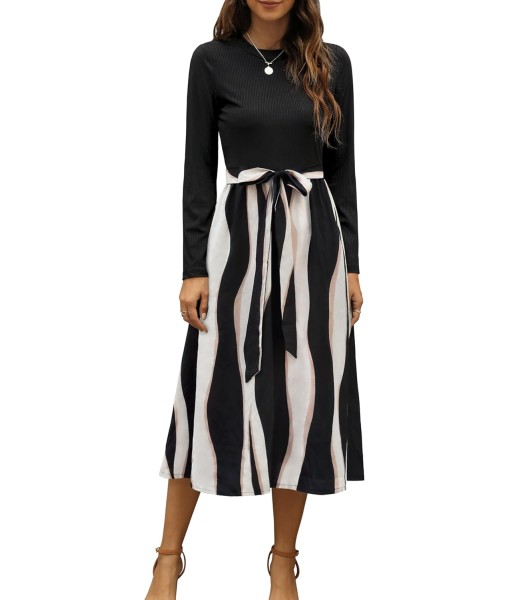 Zattcas Women 2025 Summer Dress Short Sleeve Ribbed Teacher Church Modest Business Casual Work Outfits Midi Dress
