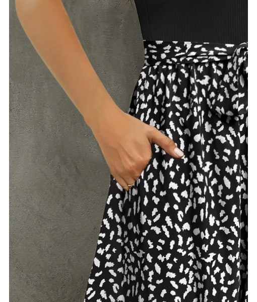 Zattcas Women 2025 Summer Dress Short Sleeve Ribbed Teacher Church Modest Business Casual Work Outfits Midi Dress