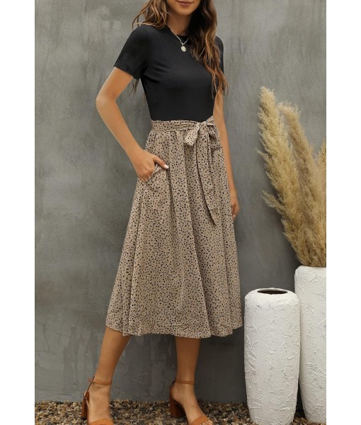 Zattcas Women 2025 Summer Dress Short Sleeve Ribbed Teacher Church Modest Business Casual Work Outfits Midi Dress