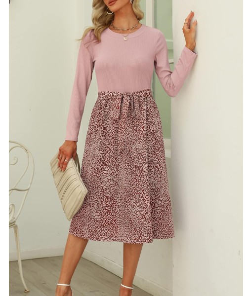 Zattcas Women 2025 Summer Dress Short Sleeve Ribbed Teacher Church Modest Business Casual Work Outfits Midi Dress