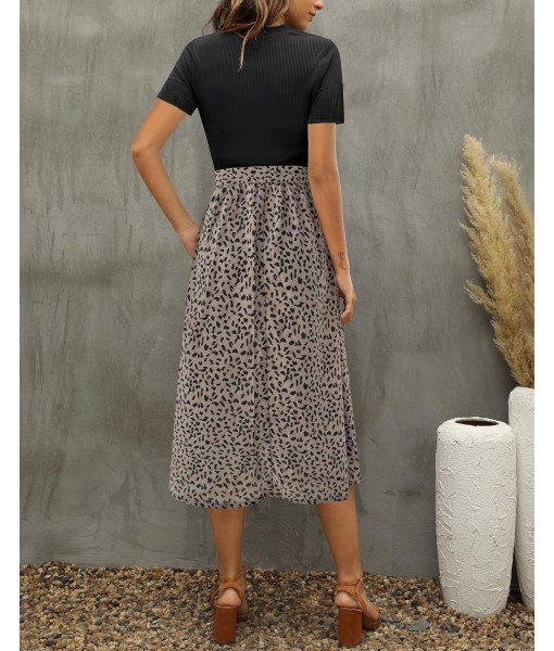 Zattcas Women 2025 Summer Dress Short Sleeve Ribbed Teacher Church Modest Business Casual Work Outfits Midi Dress