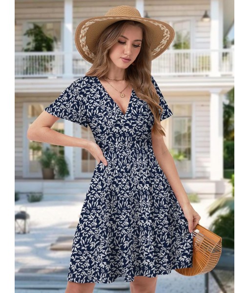 MixShe Sundresses for Women 2025 Floral Summer Elegant Beach Classy Fashion Casual Outfit Plus Size