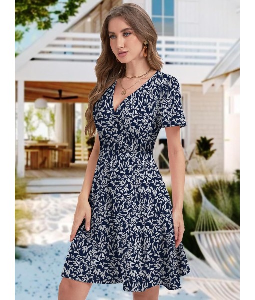 MixShe Sundresses for Women 2025 Floral Summer Elegant Beach Classy Fashion Casual Outfit Plus Size