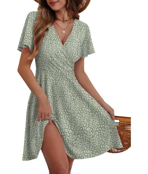 MixShe Sundresses for Women 2025 Floral Summer Elegant Beach Classy Fashion Casual Outfit Plus Size