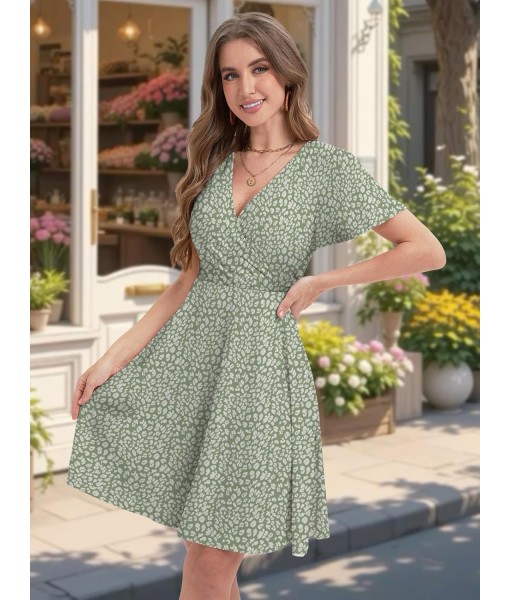 MixShe Sundresses for Women 2025 Floral Summer Elegant Beach Classy Fashion Casual Outfit Plus Size