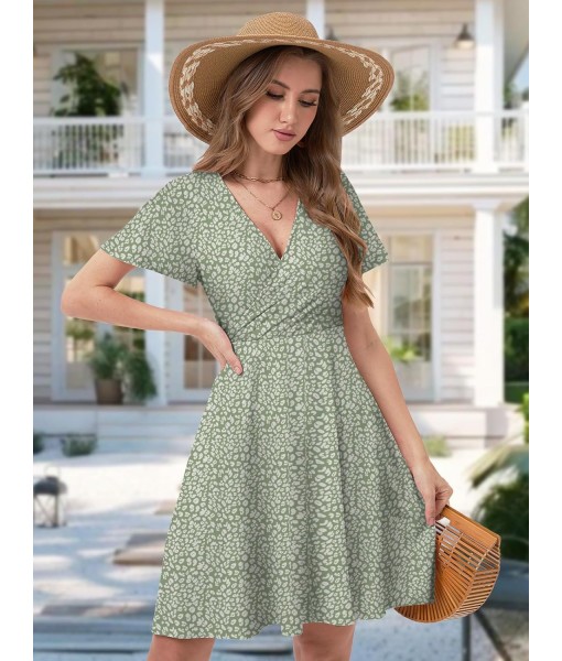 MixShe Sundresses for Women 2025 Floral Summer Elegant Beach Classy Fashion Casual Outfit Plus Size