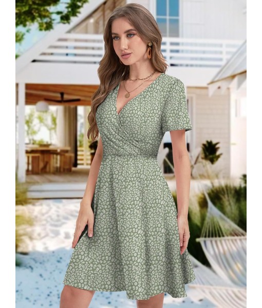 MixShe Sundresses for Women 2025 Floral Summer Elegant Beach Classy Fashion Casual Outfit Plus Size