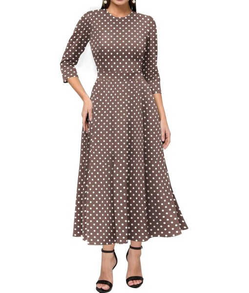 Simple Flavor Women's Vintage Dress Sleeveless O-Neck Party Cocktail Dress