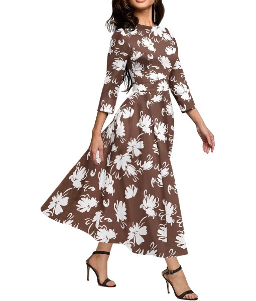 Simple Flavor Women's Vintage Dress Sleeveless O-Neck Party Cocktail Dress