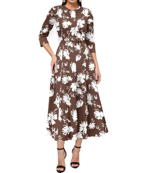 Simple Flavor Women's Vintage Dress Sleeveless O-Neck Party Cocktail Dress