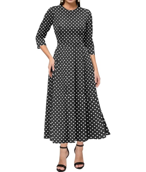 Simple Flavor Women's Vintage Dress Sleeveless O-Neck Party Cocktail Dress