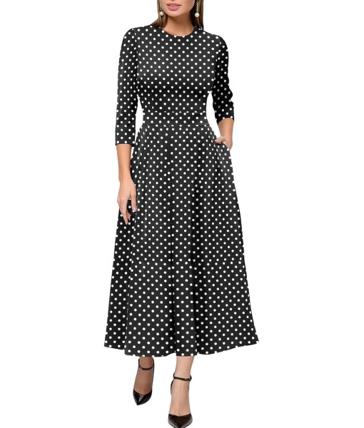 Simple Flavor Women's Vintage Dress Sleeveless O-Neck Party Cocktail Dress