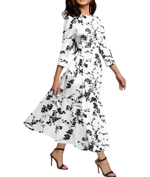 Simple Flavor Women's Vintage Dress Sleeveless O-Neck Party Cocktail Dress