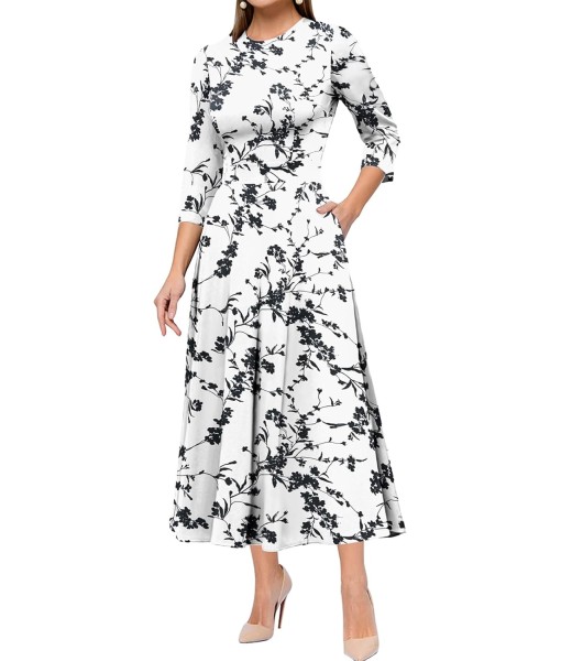 Simple Flavor Women's Vintage Dress Sleeveless O-Neck Party Cocktail Dress