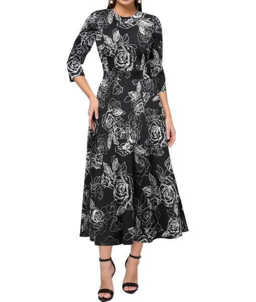 Simple Flavor Women's Vintage Dress Sleeveless O-Neck Party Cocktail Dress