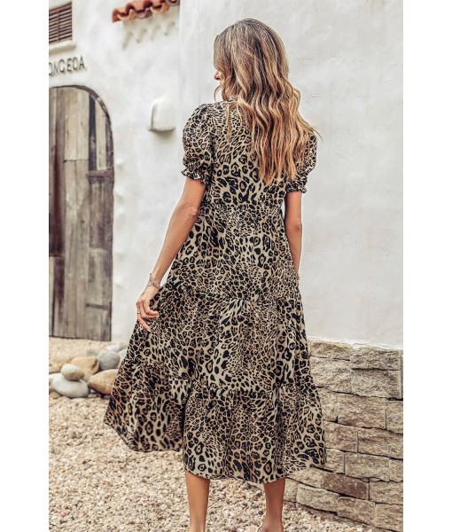 PRETTYGARDEN Summer Dresses for Women 2025 Casual Floral Boho Midi Sun Dress Puff Short Sleeve Flowy Beach Vacation Sundress