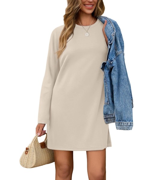 SAMPEEL Dresses for Women 2025 Casual Long Sleeve Cozy Tshirt Dress Fashion Fall Outfits