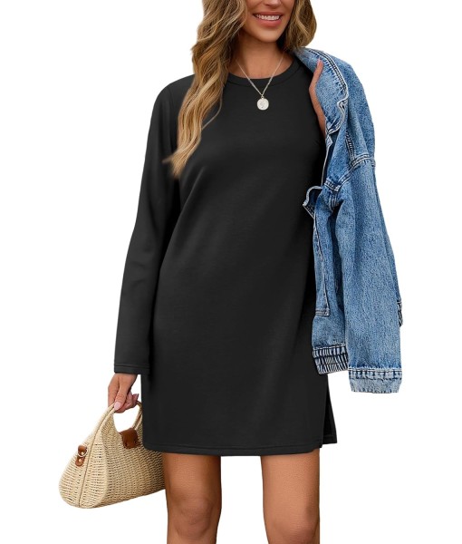 SAMPEEL Dresses for Women 2025 Casual Long Sleeve Cozy Tshirt Dress Fashion Fall Outfits
