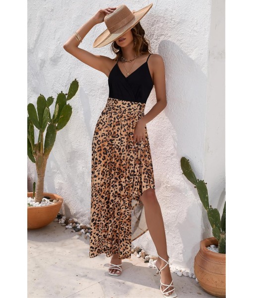 Newshows Women Summer 2025 Maxi Dress Vacation Floral Spaghetti Strap Spring Casual Boho Split Beach Long Flowy Sundress