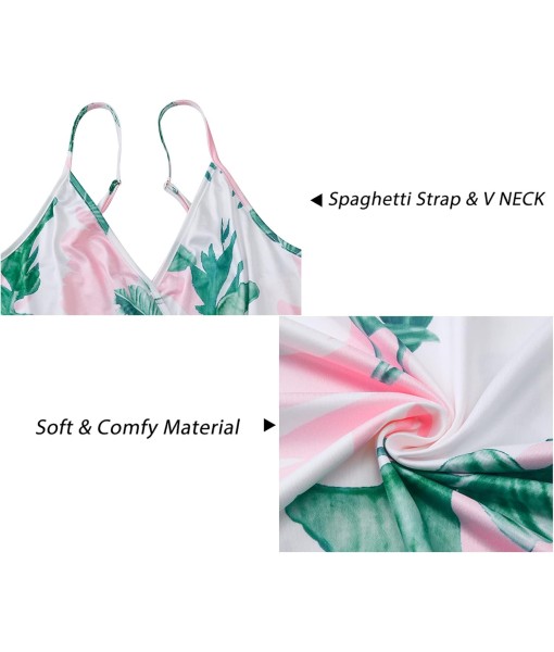Newshows Women Summer 2025 Maxi Dress Vacation Floral Spaghetti Strap Spring Casual Boho Split Beach Long Flowy Sundress