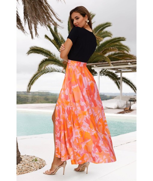 Newshows Women Summer 2025 Maxi Dress Vacation Floral Spaghetti Strap Spring Casual Boho Split Beach Long Flowy Sundress