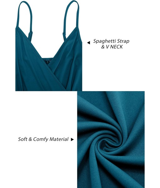 Newshows Women Summer 2025 Maxi Dress Vacation Floral Spaghetti Strap Spring Casual Boho Split Beach Long Flowy Sundress