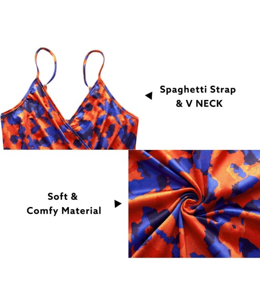 Newshows Women Summer 2025 Maxi Dress Vacation Floral Spaghetti Strap Spring Casual Boho Split Beach Long Flowy Sundress