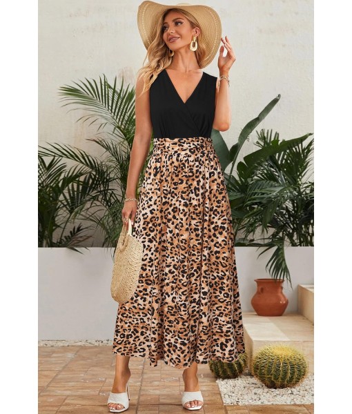 Newshows Women Summer 2025 Maxi Dress Vacation Floral Spaghetti Strap Spring Casual Boho Split Beach Long Flowy Sundress