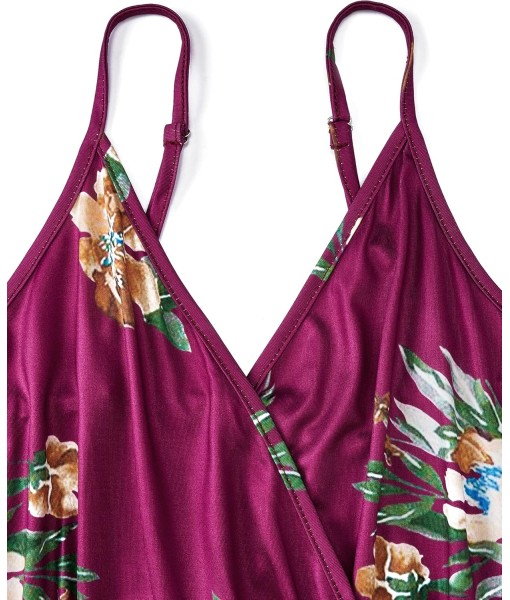 Newshows Women Summer 2025 Maxi Dress Vacation Floral Spaghetti Strap Spring Casual Boho Split Beach Long Flowy Sundress