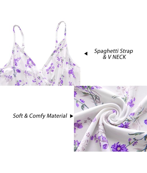 Newshows Women Summer 2025 Maxi Dress Vacation Floral Spaghetti Strap Spring Casual Boho Split Beach Long Flowy Sundress