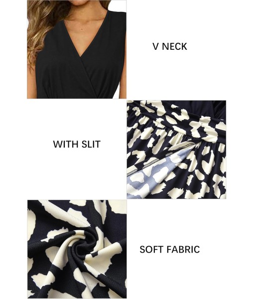 Newshows Women Summer 2025 Maxi Dress Vacation Floral Spaghetti Strap Spring Casual Boho Split Beach Long Flowy Sundress
