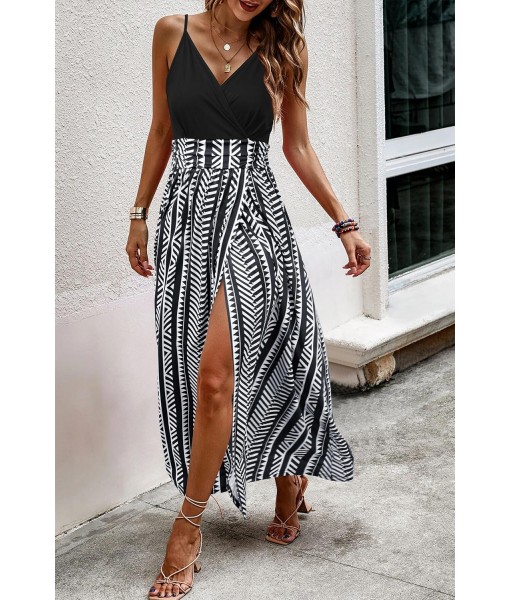 Newshows Women Summer 2025 Maxi Dress Vacation Floral Spaghetti Strap Spring Casual Boho Split Beach Long Flowy Sundress