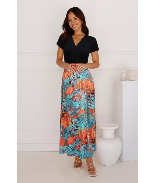 Newshows Women Summer 2025 Maxi Dress Vacation Floral Spaghetti Strap Spring Casual Boho Split Beach Long Flowy Sundress